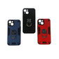 iPhone 14 Hard PC Case with ring holder Shockproof Slim back Cover