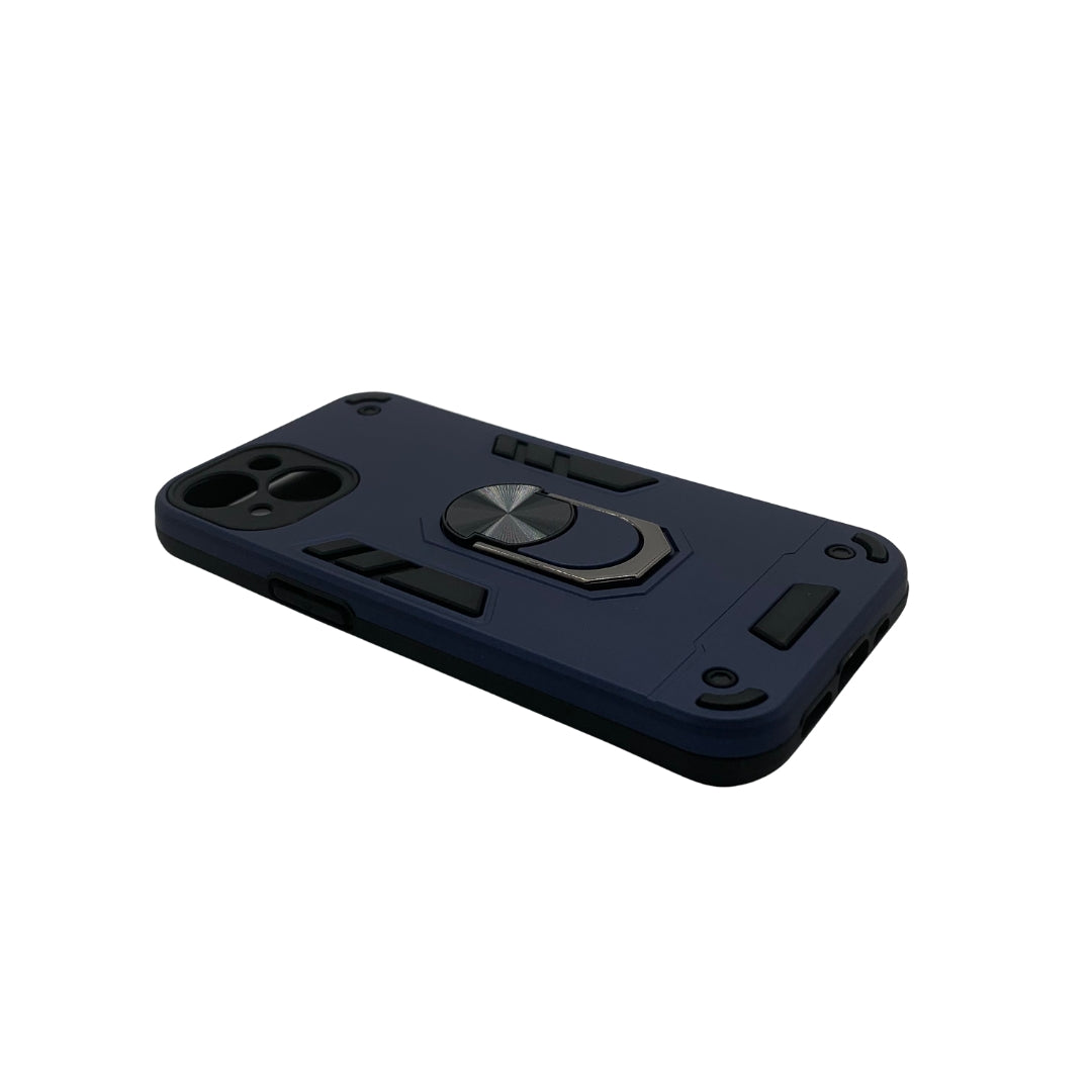 iPhone 14 Hard PC Case with ring holder Shockproof Slim back Cover