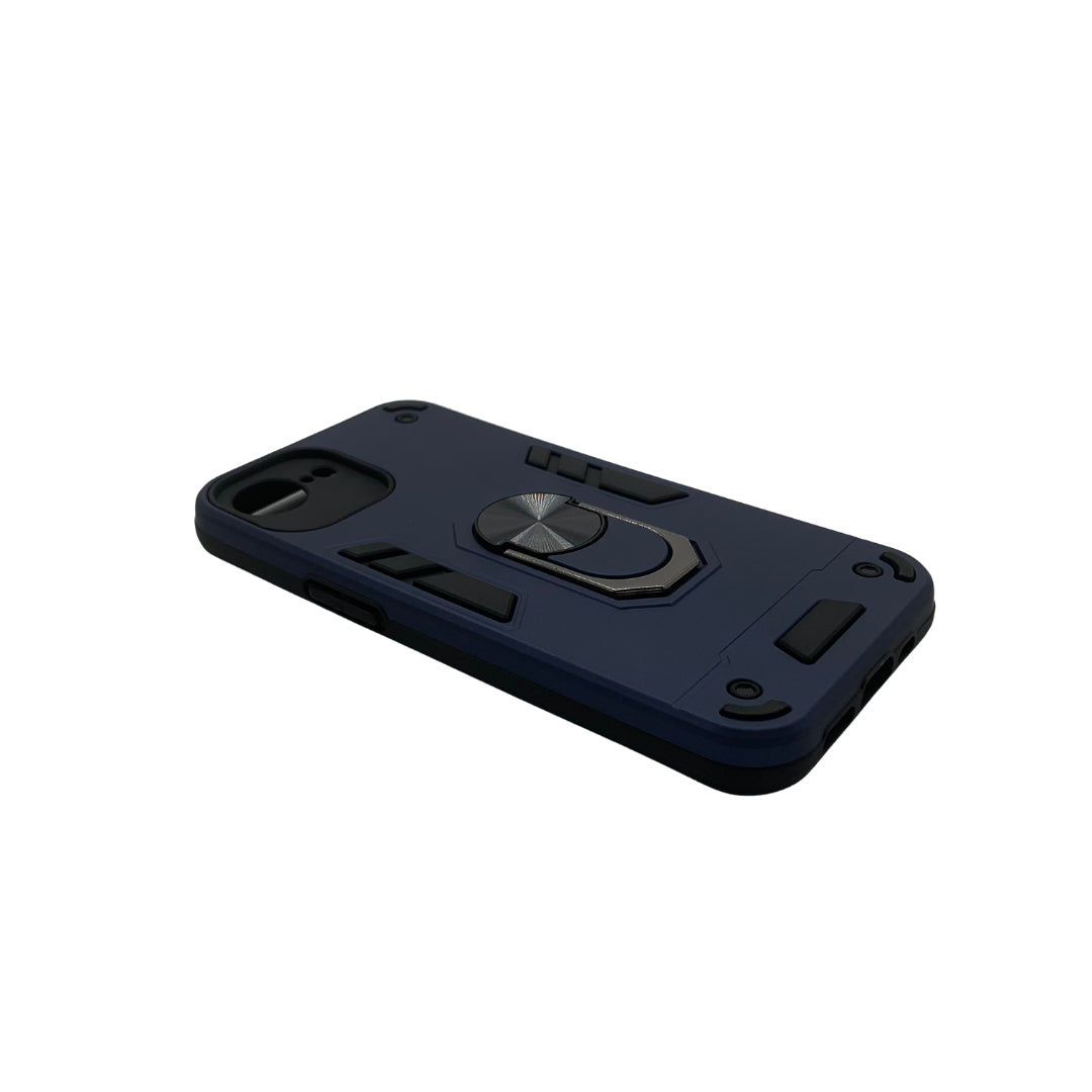 iPhone 16e Hard PC Case with ring holder Shockproof Slim back Cover