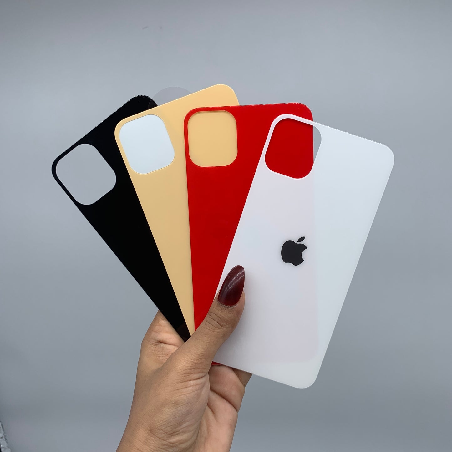 Coloured Back Tempered Glass for iPhone 11