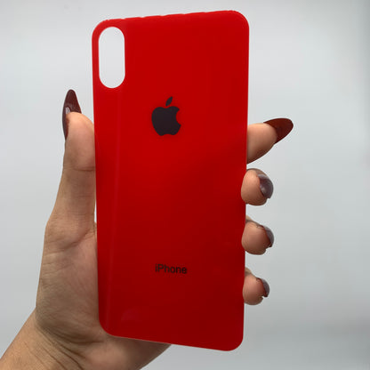 Coloured Back Tempered Glass for iPhone X / XS