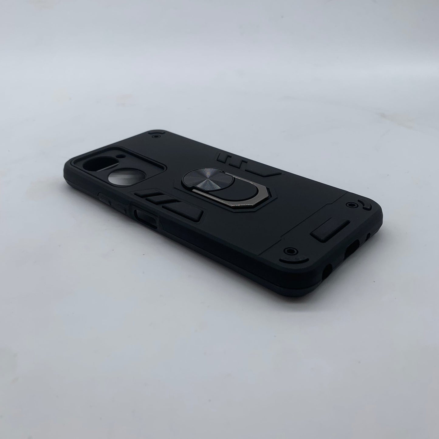 Vivo Y03 Hard PC Case with ring holder Shockproof Slim back Cover