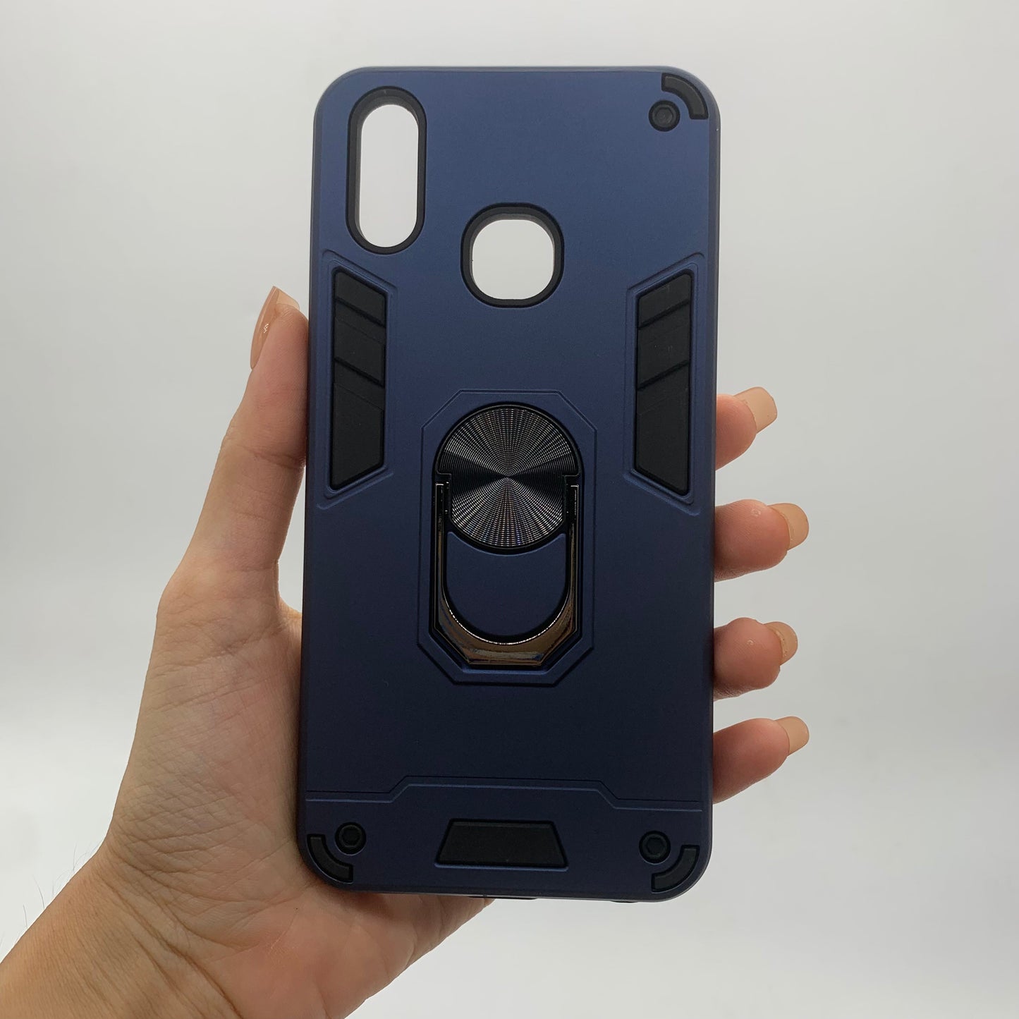 Vivo Y95 Hard PC Case with ring holder Shockproof Slim back Cover