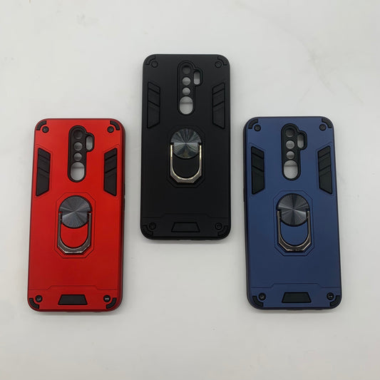 OPPO A9 2020 Hard PC Case with ring holder Shockproof Slim back Cover