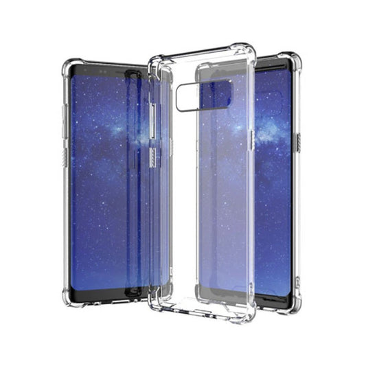AntiShock Clear Back Cover Soft Silicone TPU Bumper case for Samsung Note 8