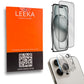 LEEKA Apple iPhone 16 Pro Supreme Quality HD Tempered Glass & Camera Lens Glass Screen Protector