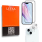 LEEKA Apple iPhone 15 Supreme Quality HD Tempered Glass & Camera Lens Glass Screen Protector