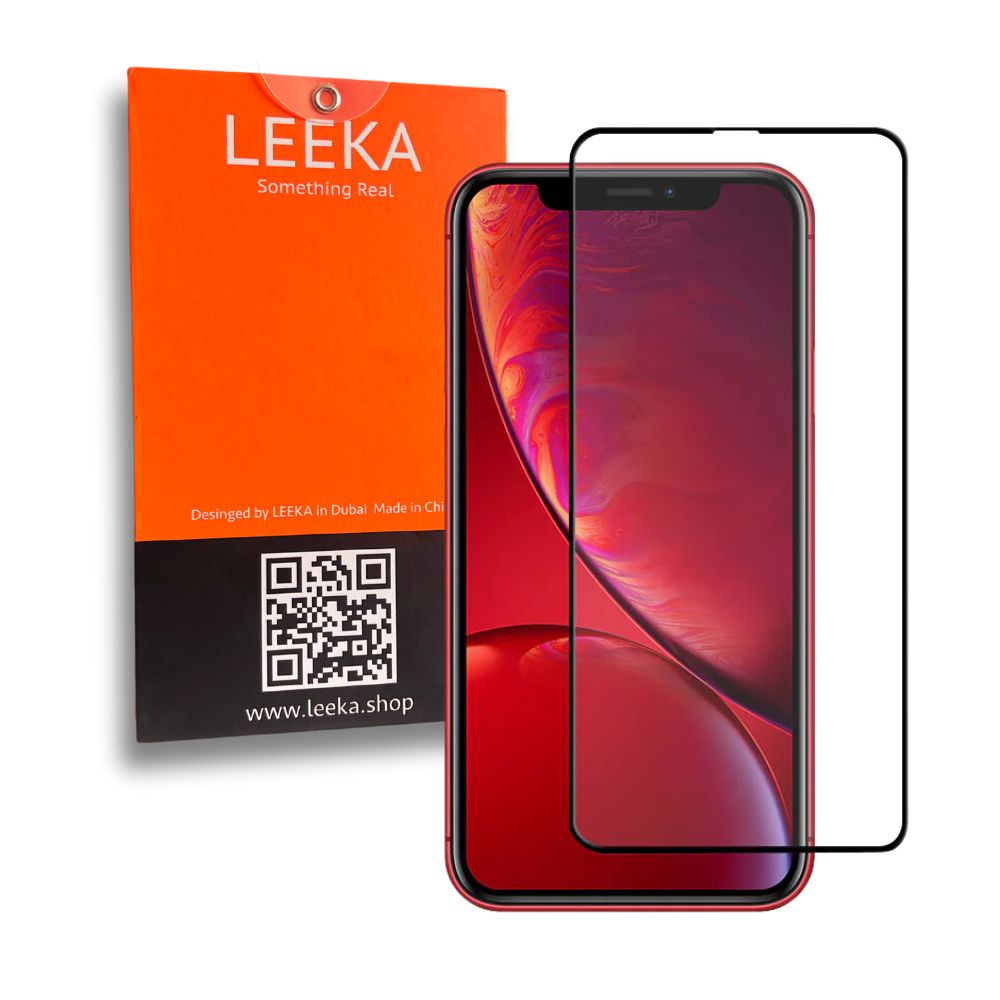 LEEKA Apple iPhone XR Supreme Quality HD Clear Tempered Glass Screen Protector