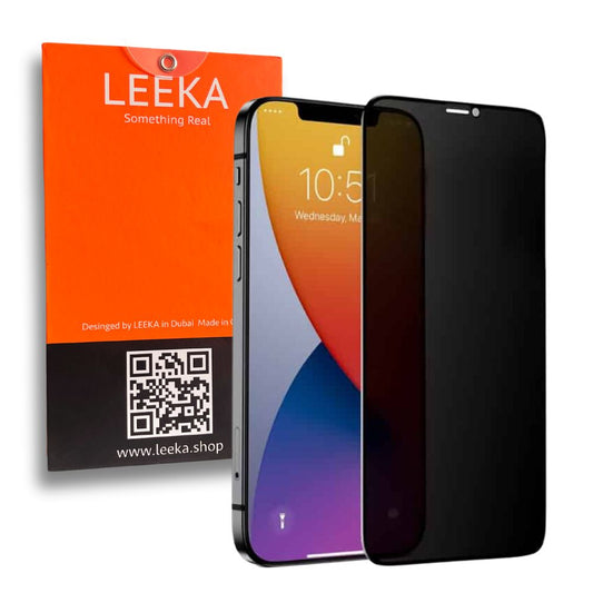 LEEKA Apple iPhone 12 Pro Max Supreme Quality Anti-Spy Privacy Glass Screen Protector