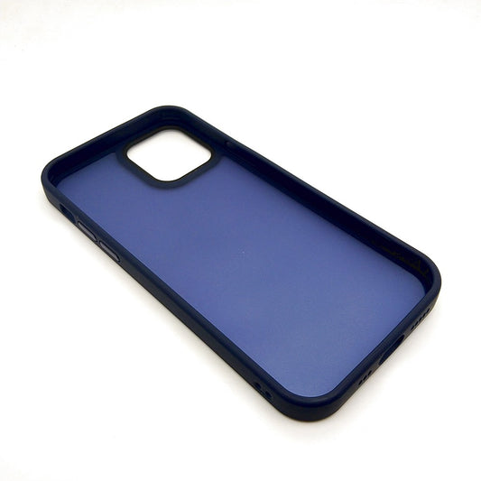 iPhone 12 Luxury Matte Slim Shockproof iPhone Case Blue