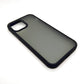 iPhone 12 Pro Luxury Matte Slim Shockproof iPhone Case Black