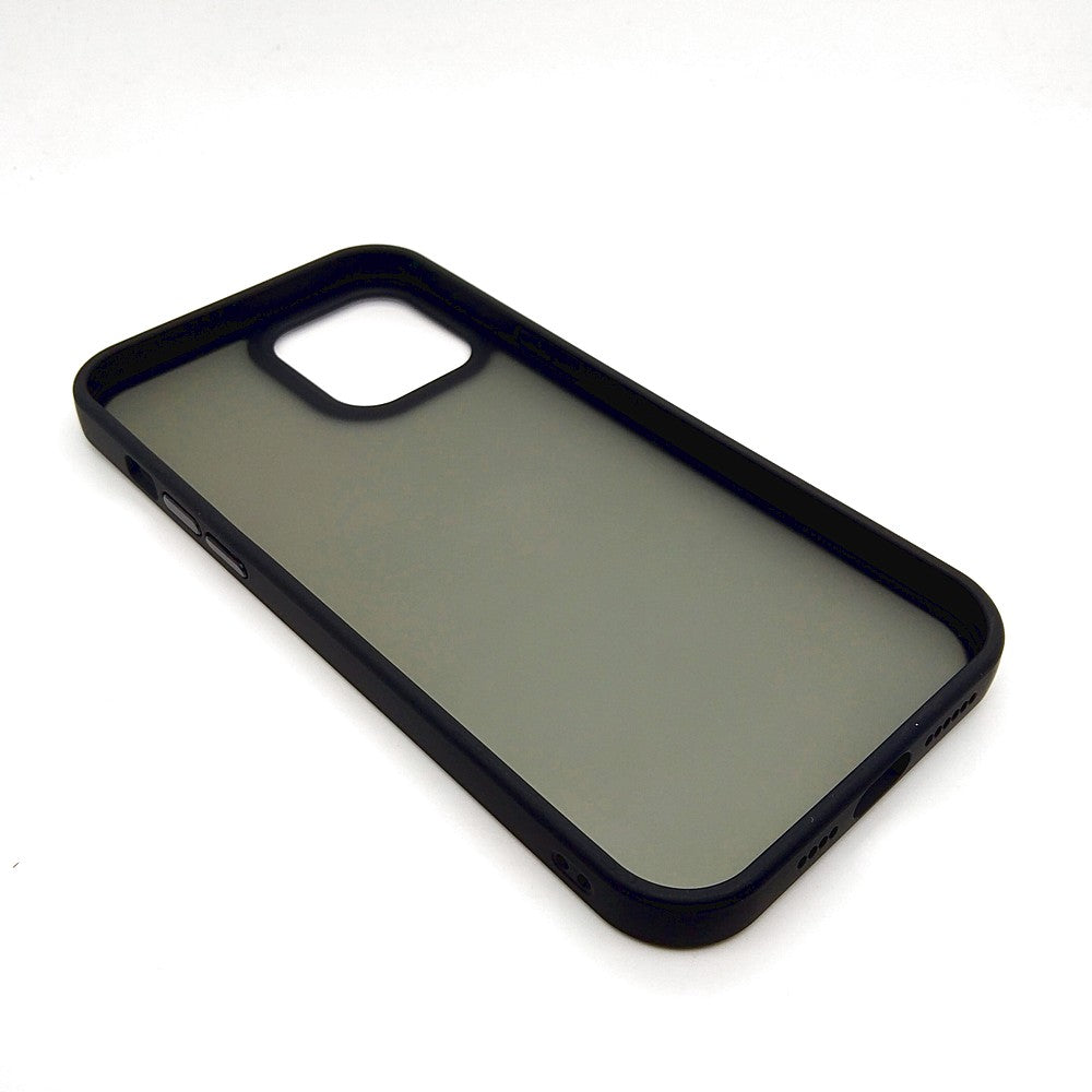 iPhone 12 Pro Max Luxury Matte Slim Shockproof iPhone Case Black