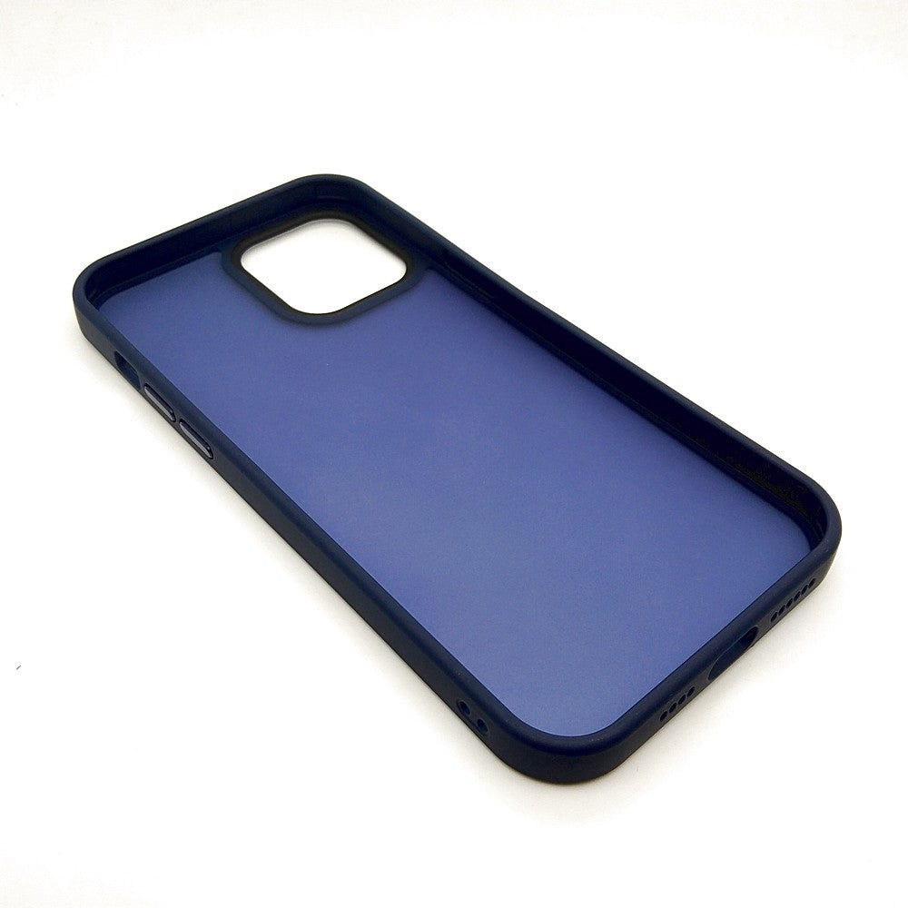 iPhone 12 Pro Max Luxury Matte Slim Shockproof iPhone Case Blue