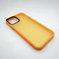 iPhone 12 Pro Luxury Matte Slim Shockproof iPhone Case Yellow