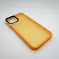 iPhone 12 Luxury Matte Slim Shockproof iPhone Case Yellow