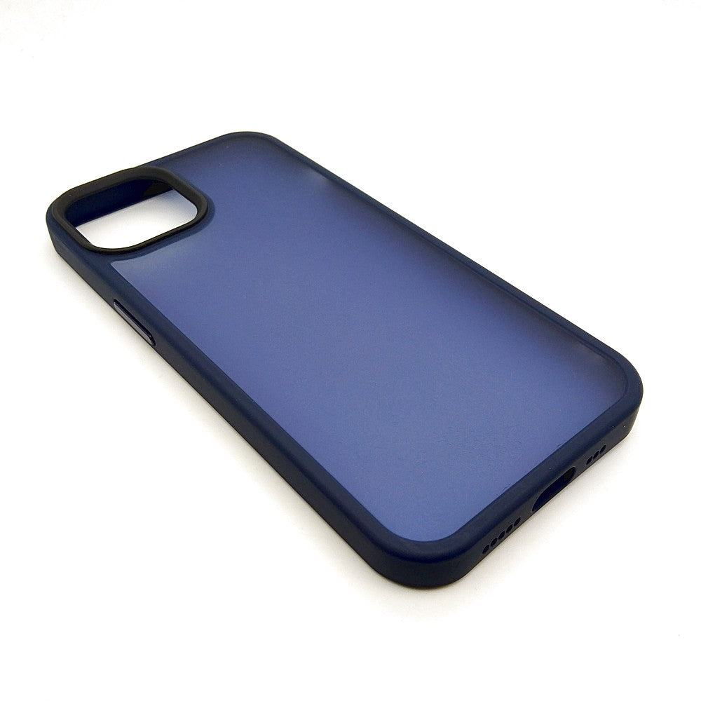 iPhone 13 Luxury Matte Slim Shockproof iPhone Case Blue