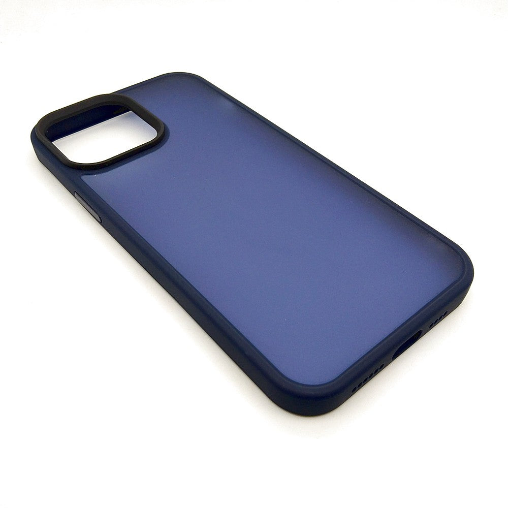 iPhone 13 Pro Max Luxury Matte Slim Shockproof iPhone Case Blue