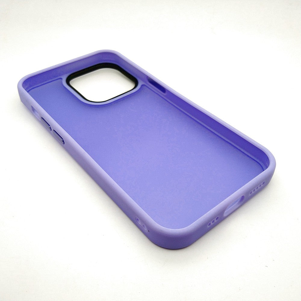 iPhone 13 Pro Luxury Matte Slim Shockproof iPhone Case Purple