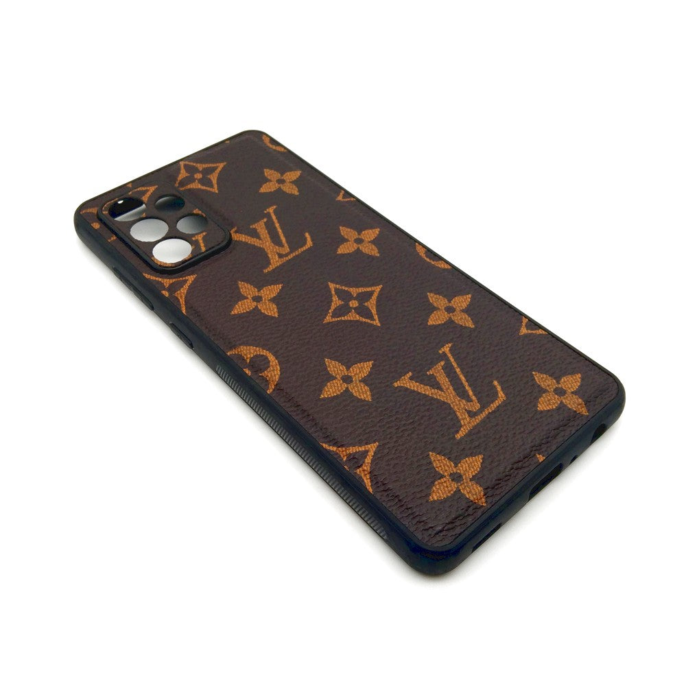 LV Case High Quality Perfect Cover Full Lens Protective Rubber TPU Case For Samsung A72