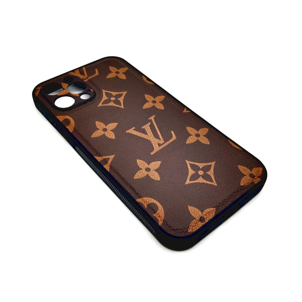 LV Case High Quality Perfect Cover Full Lens Protective Rubber TPU Case For apple iPhone 12 Pro