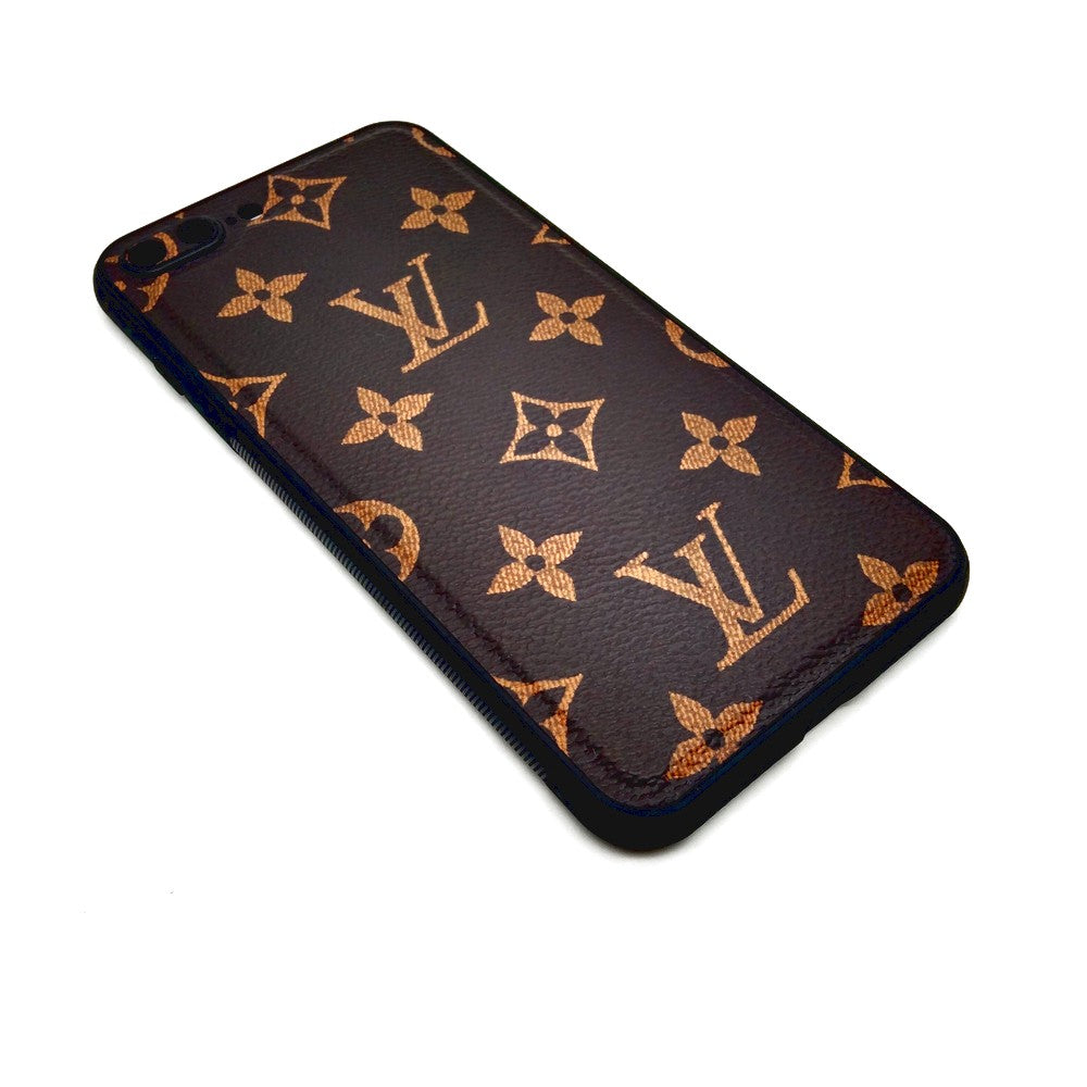 LV Case High Quality Perfect Cover Full Lens Protective Rubber TPU Case For apple iPhone 7 Plus