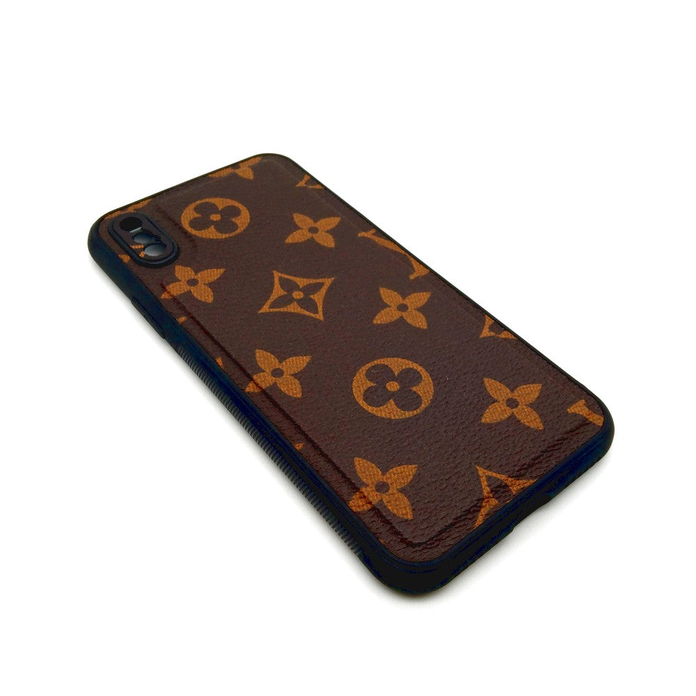 LV Case High Quality Perfect Cover Full Lens Protective Rubber TPU Case For apple iPhone X