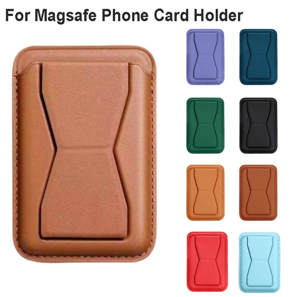 Apple iPhone MagSafe Supported Leather Wallet with Stand