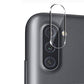 Combo Pack of Tempered Glass Screen Protector, Carbon Fiber Back Sticker, Camera lens Clear Glass Bundel for Samsung Galaxy M11