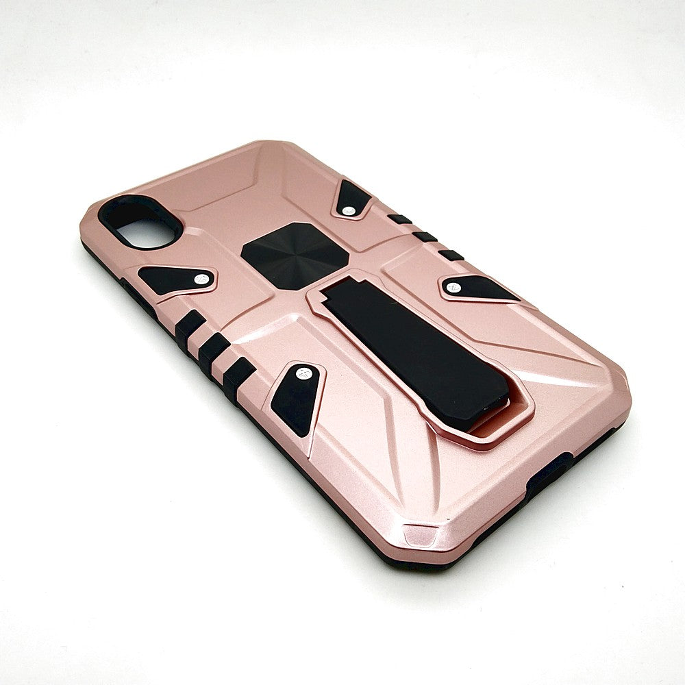 iPhone XR Shockproof Armour Magnet Car holder Military Grade Case Rose