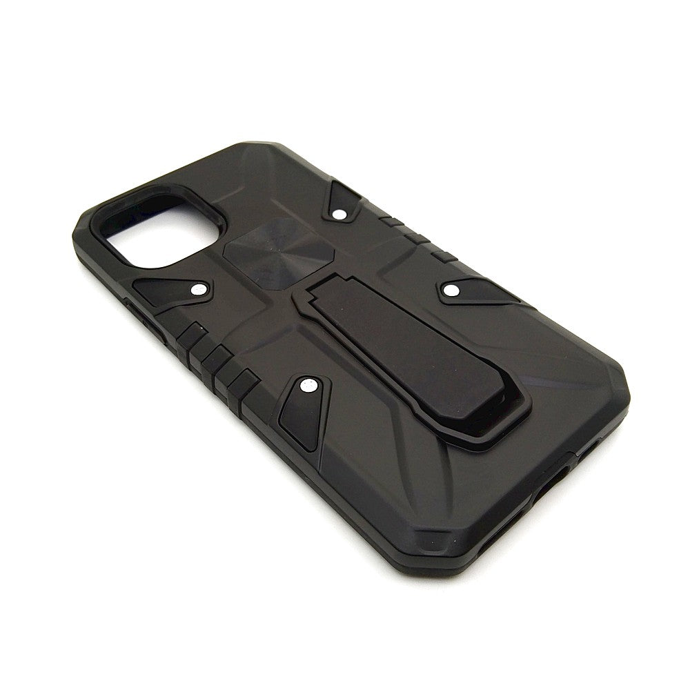 iPhone 11 Shockproof Armour Magnet Car holder Military Grade Case Black