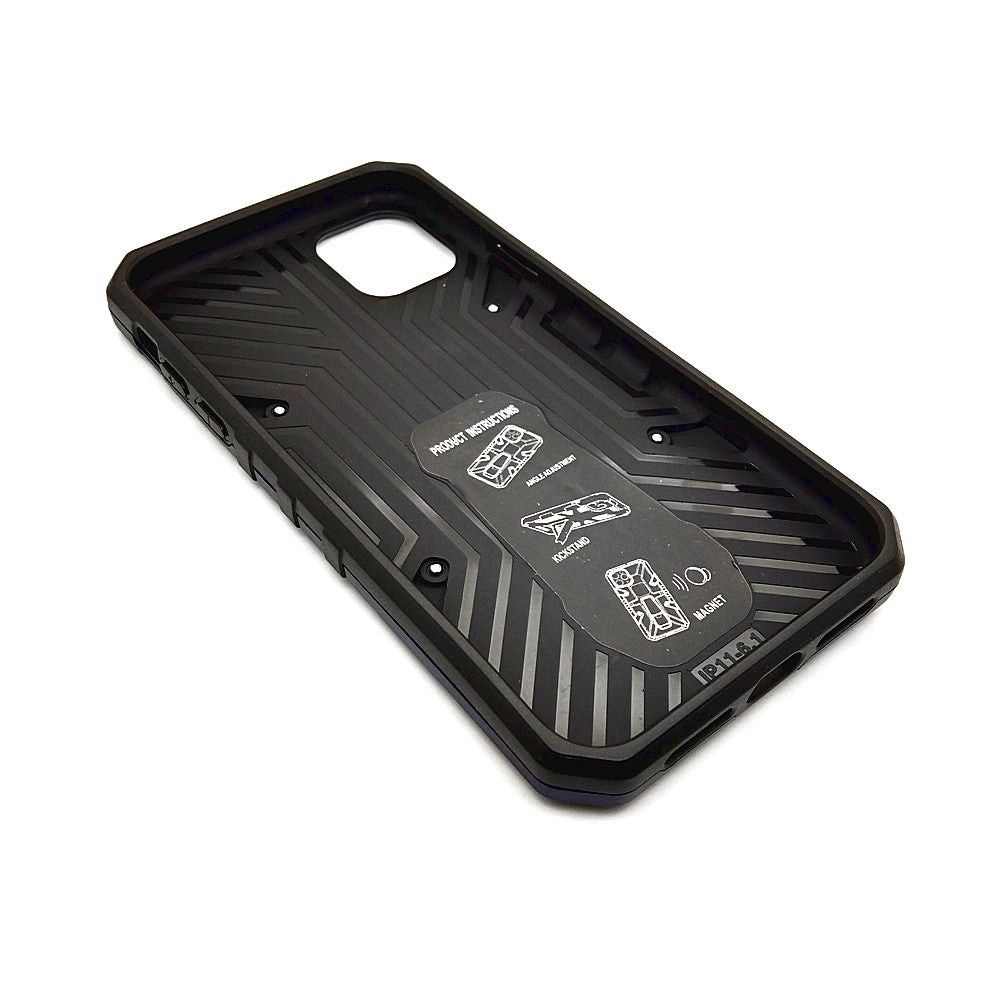 iPhone 11 Shockproof Armour Magnet Car holder Military Grade Case Black