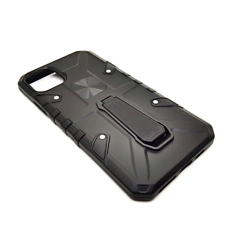 iPhone 11 Pro Max Shockproof Armour Magnet Car holder Military Grade Case Black