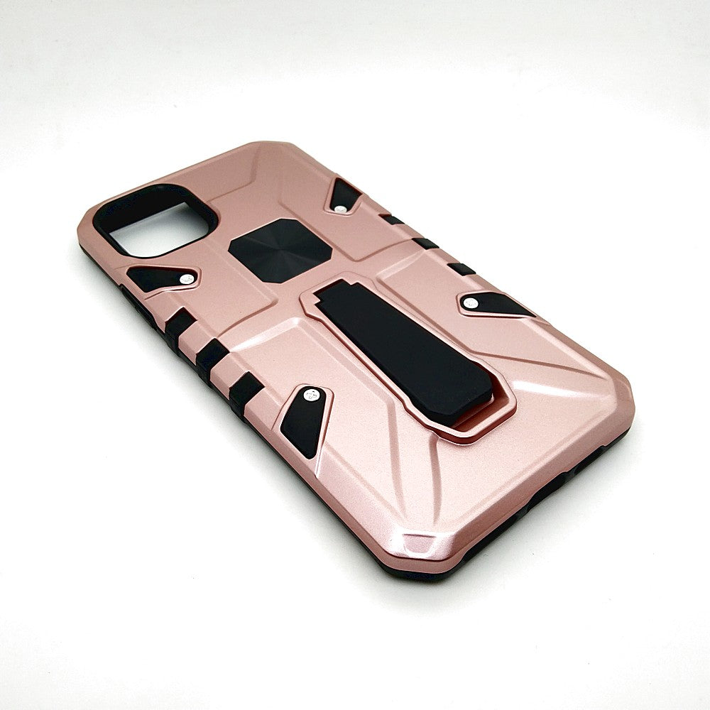 iPhone 11 Pro Max Shockproof Armour Magnet Car holder Military Grade Case Rose