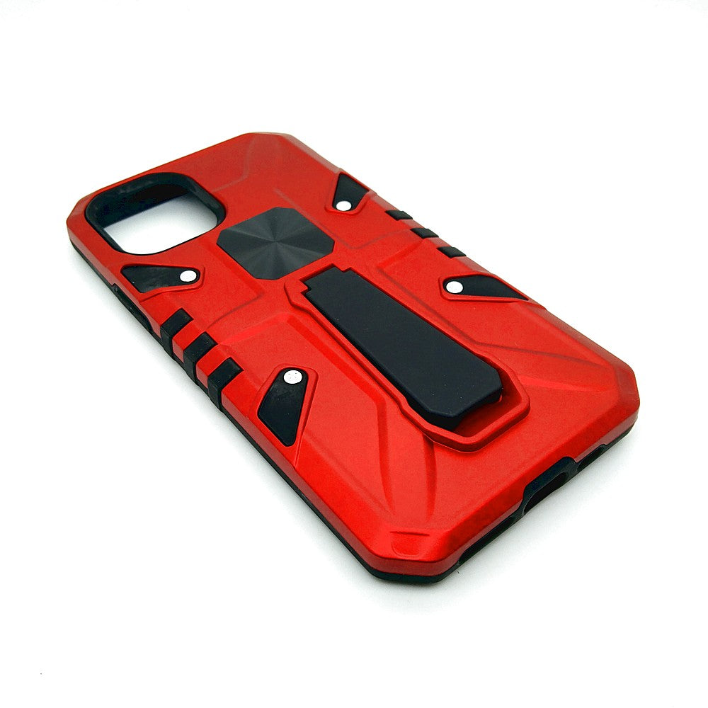 iPhone 11 Pro Shockproof Armour Magnet Car holder Military Grade Case Red