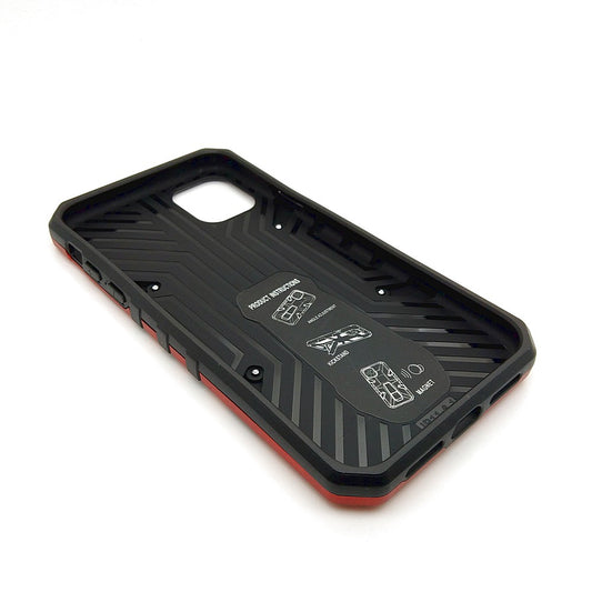 iPhone 11 Shockproof Armour Magnet Car holder Military Grade Case Red