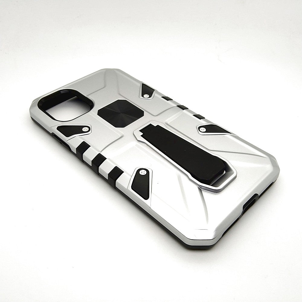 iPhone 11 Shockproof Armour Magnet Car holder Military Grade Case White