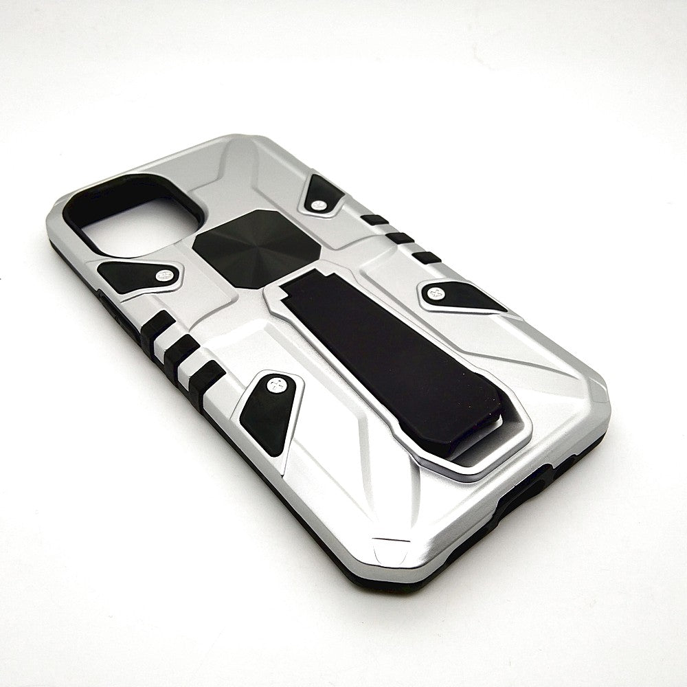 iPhone 12 Mini Shockproof Armour Magnet Car holder Military Grade Case White