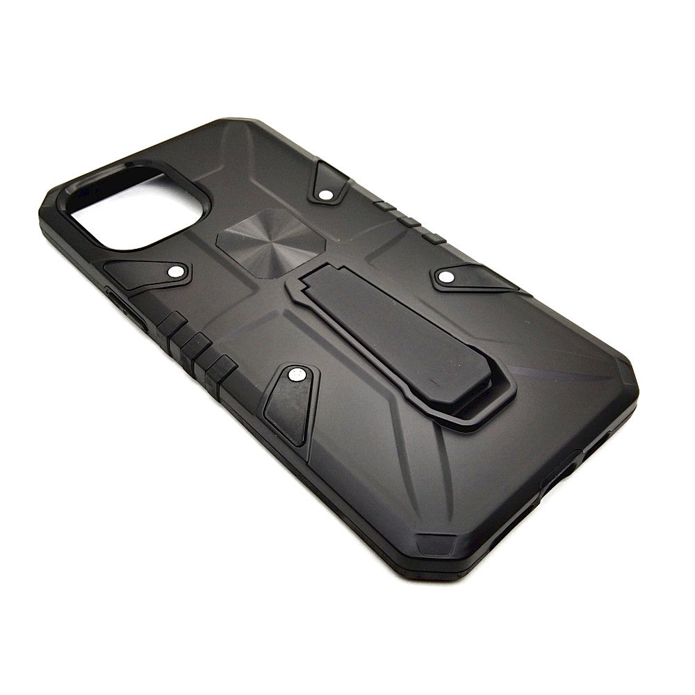 iPhone 12 Pro Max Shockproof Armour Magnet Car holder Military Grade Case Black