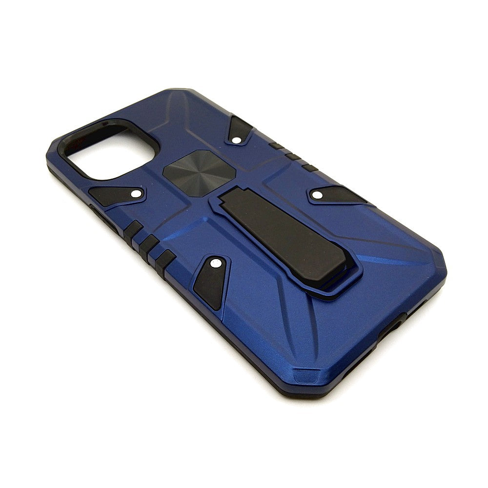 iPhone 12 Pro Max Shockproof Armour Magnet Car holder Military Grade Case Blue