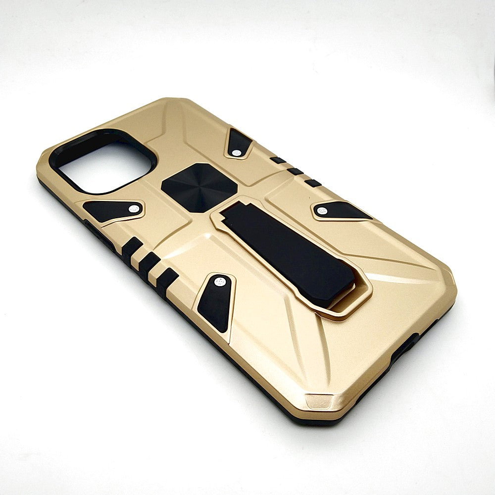 iPhone 12 Pro Max Shockproof Armour Magnet Car holder Military Grade Case Gold