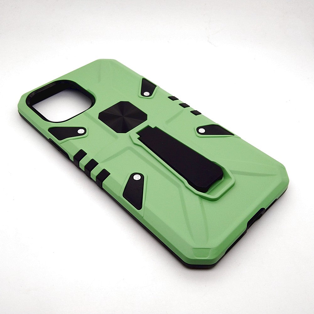 iPhone 12 Pro Max Shockproof Armour Magnet Car holder Military Grade Case Light Green