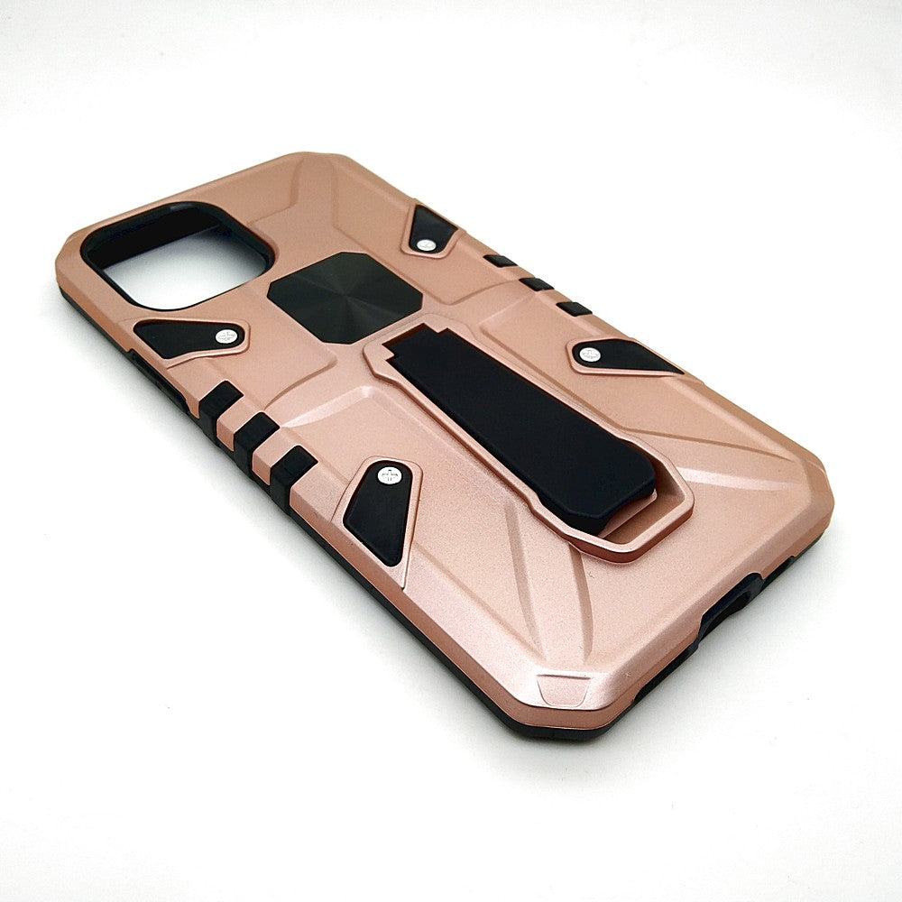 iPhone 12 Pro Shockproof Armour Magnet Car holder Military Grade Case Rose