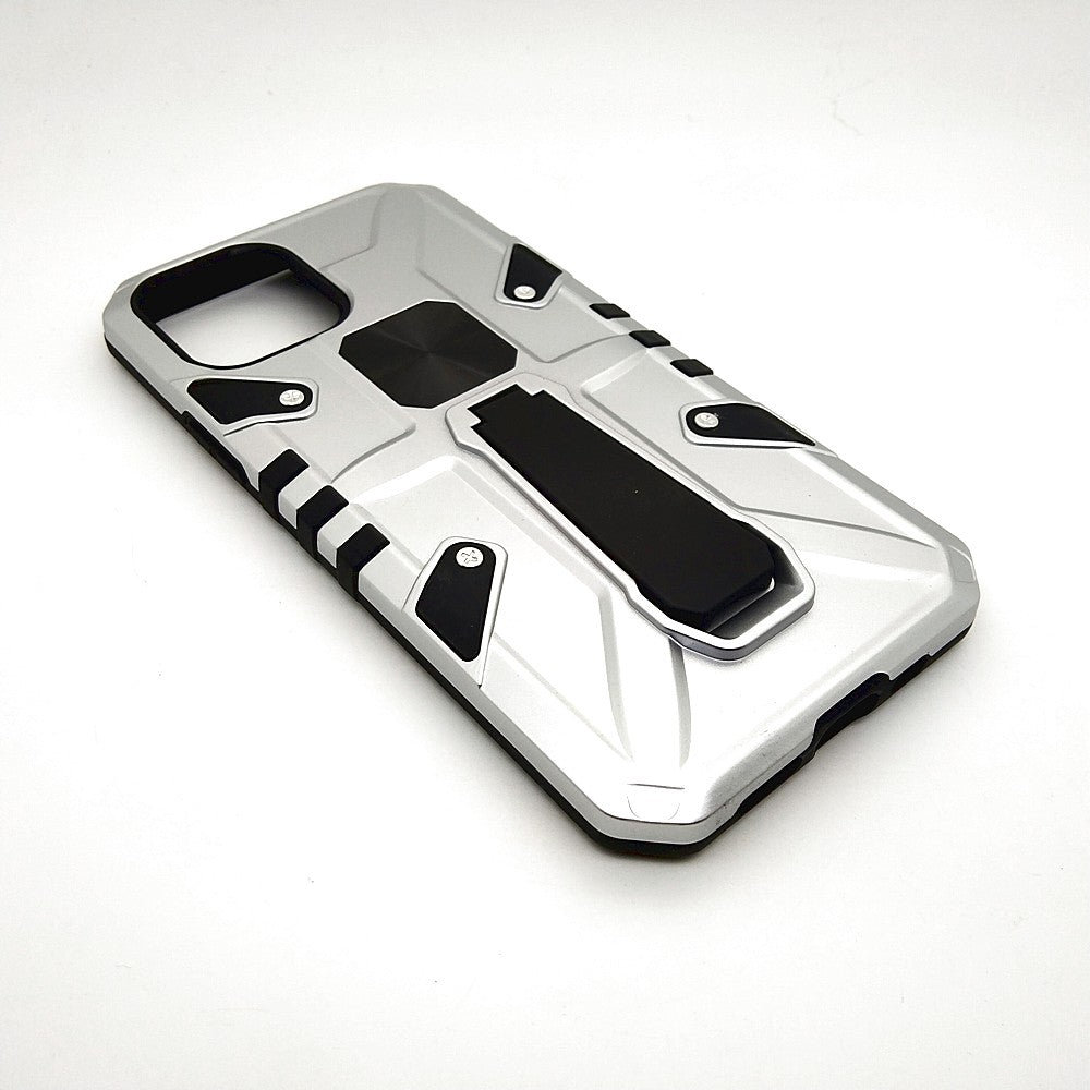 iPhone 12 Pro Shockproof Armour Magnet Car holder Military Grade Case White