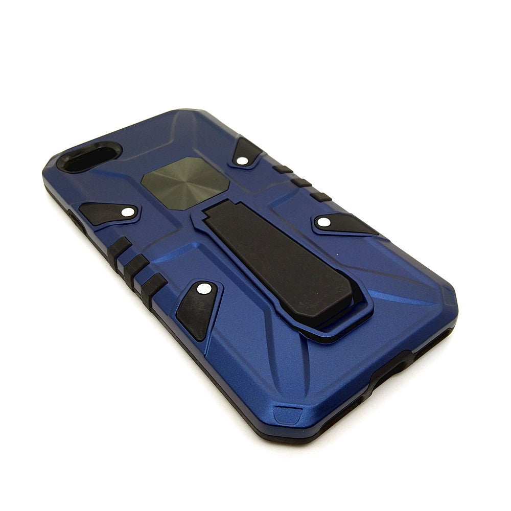 iPhone 7 Shockproof Armour Magnet Car holder Military Grade Case Blue