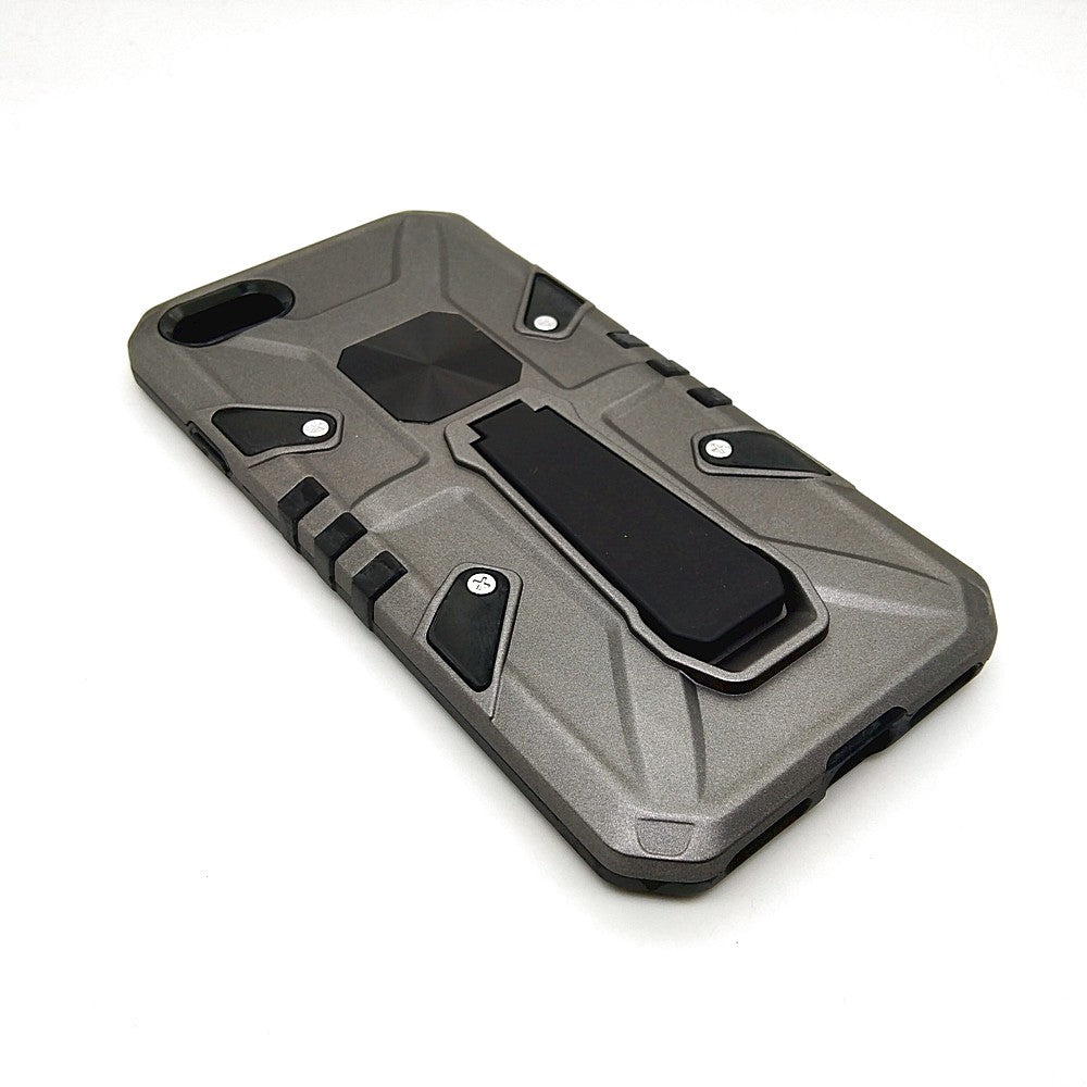 iPhone 7 Shockproof Armour Magnet Car holder Military Grade Case Grey