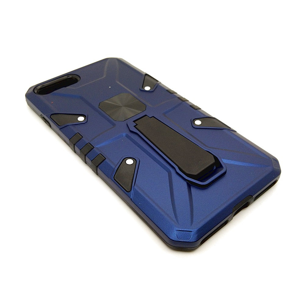 iPhone 7 Plus Shockproof Armour Magnet Car holder Military Grade Case Blue