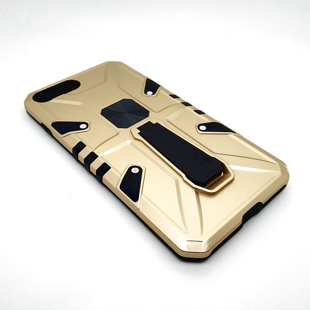 iPhone 7 Plus Shockproof Armour Magnet Car holder Military Grade Case Gold