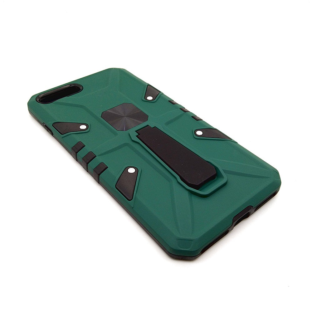 iPhone 7 Plus Shockproof Armour Magnet Car holder Military Grade Case Green