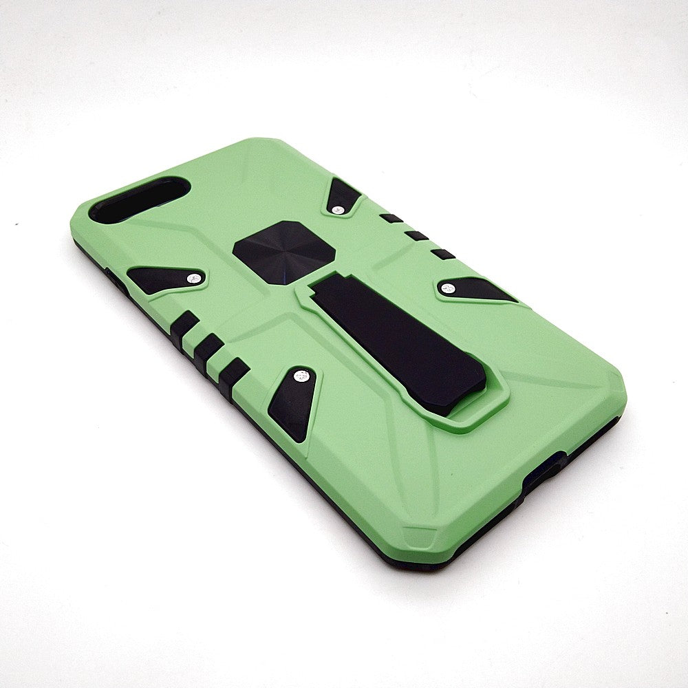 iPhone 7 Plus Shockproof Armour Magnet Car holder Military Grade Case Light Green