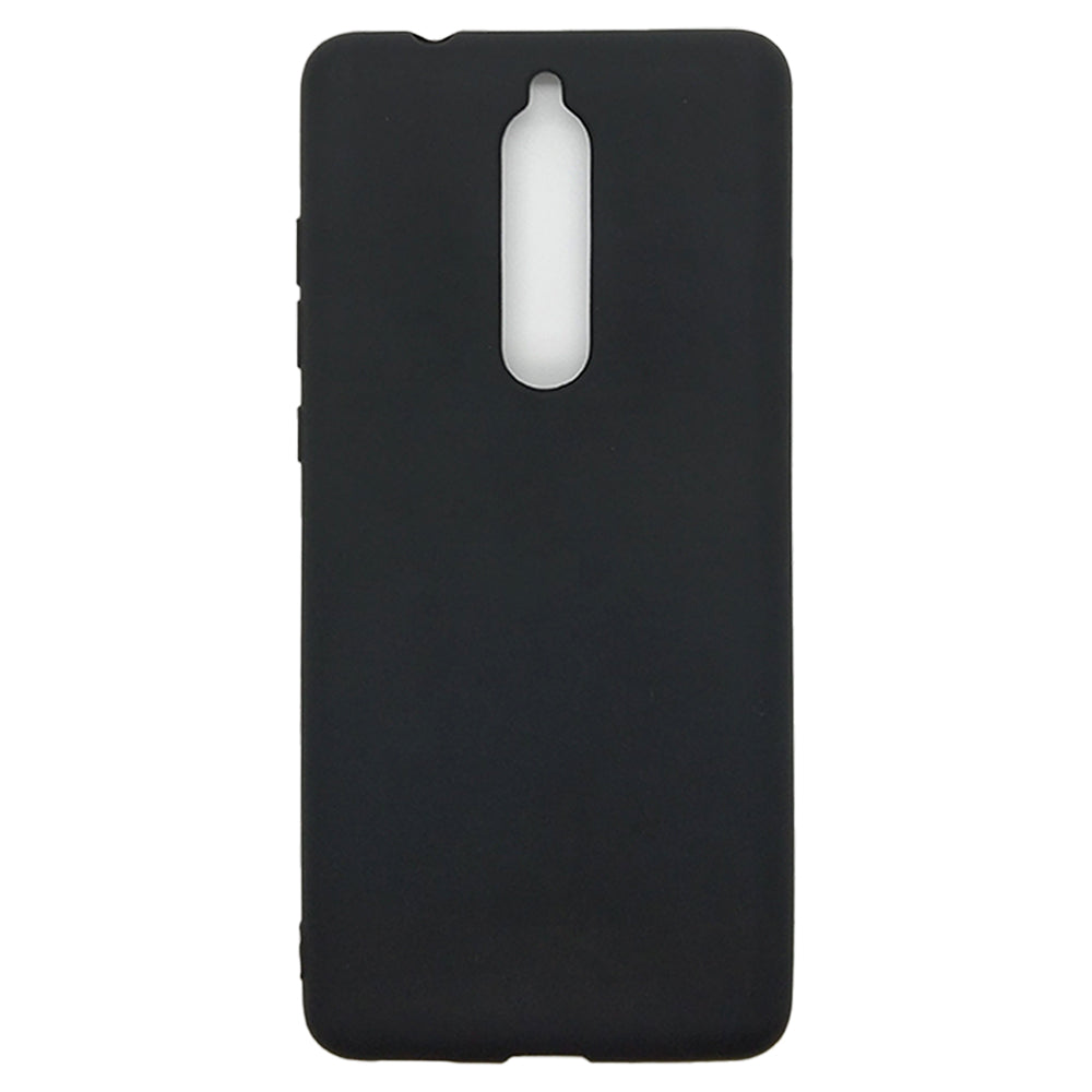 Nokia 5.1 Silicone back Cover Slim Magic TPU Case Black